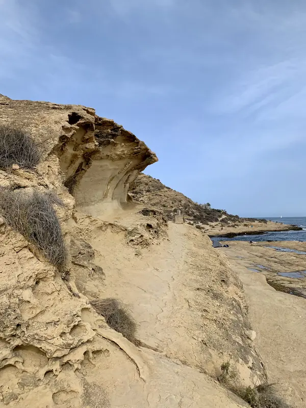 Küste von Cabo de las Huertas bei Alicante